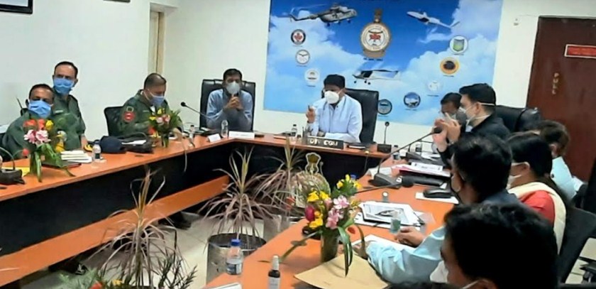 Div Com chairs AEMC meet at Airforce Station Jammu
